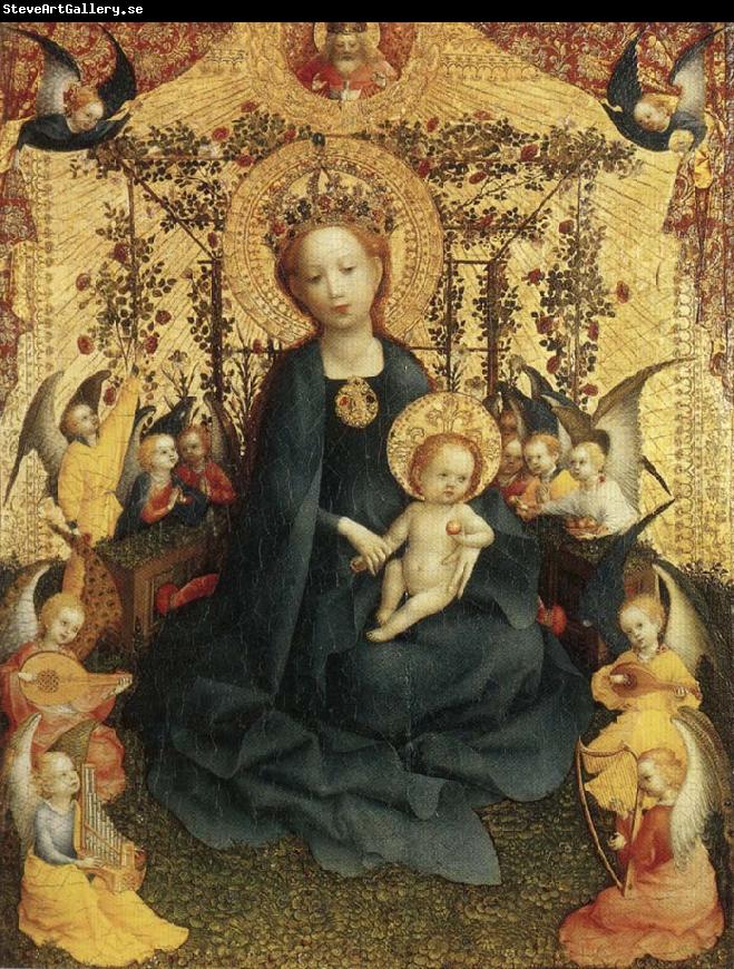 Stefan Lochner Madonna of the Rose Bower